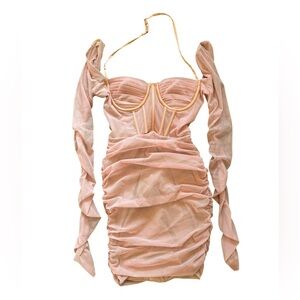 Oh Polly Euphoria Corset‎ Dress in Honey Size 0